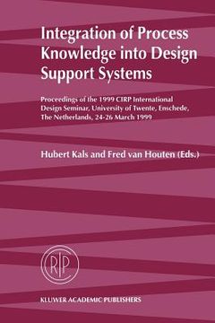 portada integration of process knowledge into design support systems (en Inglés)