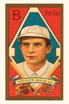 portada Vintage Journal Early Baseball Card, Tris Speaker (en Inglés)
