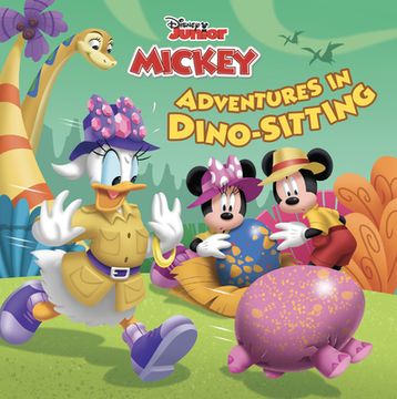 portada Mickey Mouse Funhouse: Adventures in Dino-Sitting (Disney Junior: Mickey Mouse Funhouse) (en Inglés)