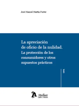 portada Apreciación de oficio de la nulidad. La protección de los consumidores y otros supuestos prácticos