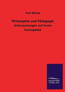 portada Philosophie Und Padagogik (en Alemán)