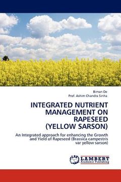 portada integrated nutrient management on rapeseed (yellow sarson) (en Inglés)