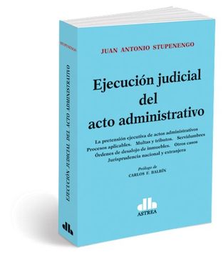 portada EJECUCION JUDICIAL ACTO ADMINISTRATIVO (in Spanish)