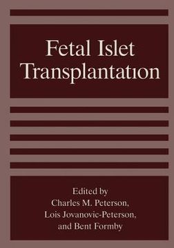 portada Fetal Islet Transplantation (en Inglés)