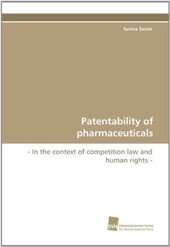 portada patentability of pharmaceuticals (en Inglés)