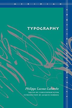 portada Typography: Mimesis, Philosophy, Politics (in English)