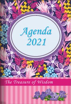 portada The Treasure of Wisdom - 2021 Daily Agenda - Wildflowers: A Daily Calendar, Schedule, and Appointment Book with an Inspirational Quotation or Bible Ve (en Inglés)