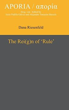 portada The Rei(G)N of Rule (Aporia) (in English)
