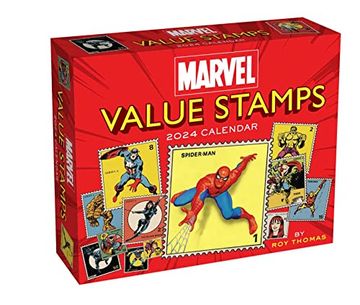 portada Marvel Value Stamps 2024 Day-To-Day Calendar (en Inglés)