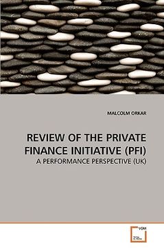 portada review of the private finance initiative (pfi) (en Inglés)