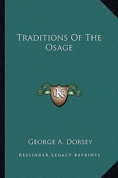 portada traditions of the osage