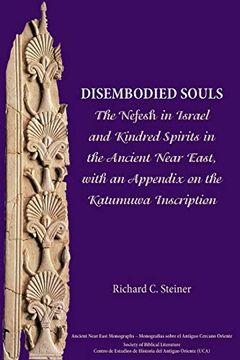 portada Disembodied Souls: The Nefesh in Israel and Kindred Spirits in the Ancient Near East, With an Appendix on the Katumuwa Inscription: 11 (Ancient Near East Monographs) 