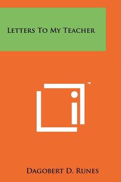 portada letters to my teacher (en Inglés)
