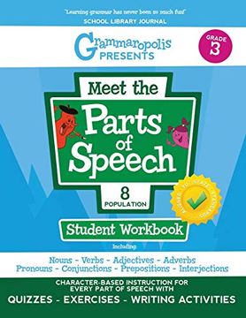 portada Grammaropolis: The Parts of Speech Workbook, Grade 3 (Grammaropolis: The Parts of Speech Workbooks) (en Inglés)