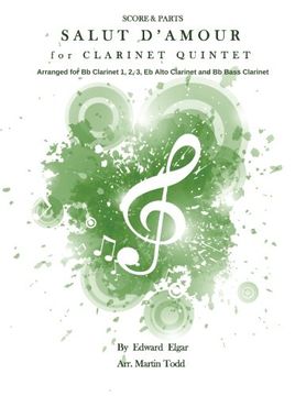 portada Salut D'Amour for Clarinet Quintet: Score & Parts (in English)