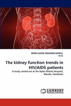 portada the kidney function trends in hiv/aids patients (en Inglés)