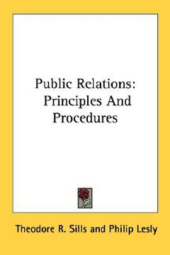 portada public relations: principles and procedures (in English)