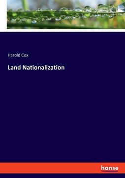 portada Land Nationalization (en Inglés)