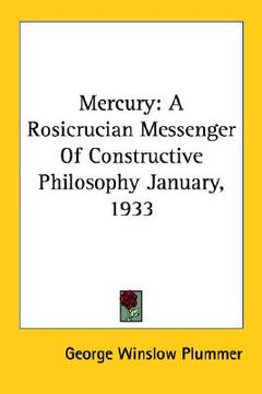 portada mercury: a rosicrucian messenger of constructive philosophy january, 1933 (en Inglés)