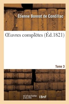 portada Oeuvres Complètes. Tome 3 (in French)