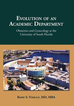 portada Evolution of an Academic Department (en Inglés)