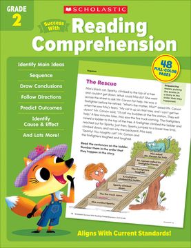 portada Scholastic Success With Reading Comprehension Grade 2 Workbook (Scholastic, Grade 2) (en Inglés)