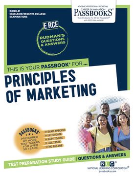 portada Principles of Marketing (Rce-21): Passbooks Study Guide Volume 21 (en Inglés)