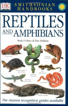portada Reptiles and Amphibians (Smithsonian Handbooks) (en Inglés)