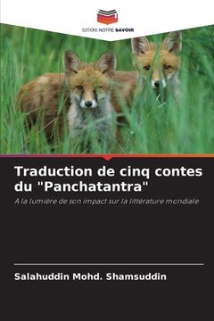 portada Traduction de cinq contes du "Panchatantra" (en Francés)