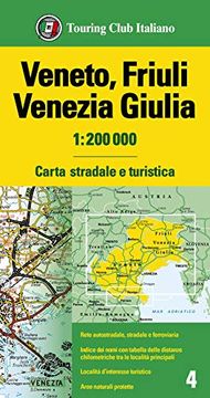 portada Veneto Fruili Giulia tci map 1: 200K (English and Italian Edition)