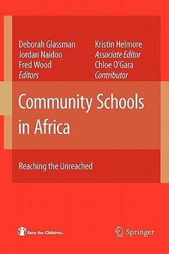 portada community schools in africa: reaching the unreached (in English)
