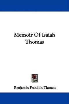 portada memoir of isaiah thomas (in English)