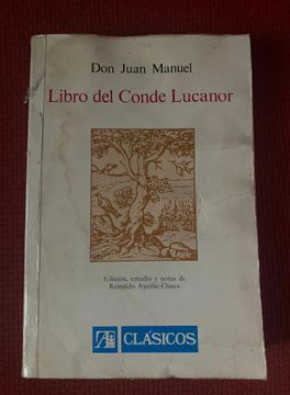 portada Libro del Conde Lucanor. Don Juan Manuel. Edición Reinaldo Ayerbe-Chaux. 1983, Alhambra