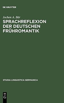 portada Sprachreflexion der Deutschen Frühromantik 
