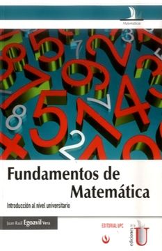 portada Fundamentos de Matemática Introducción al Nivel Universitario (in Spanish)