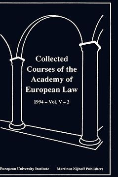 portada collected courses of the academy of europ law/1994 protect hum (volume v, book 2) (en Inglés)