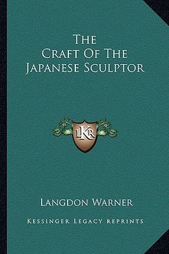 portada the craft of the japanese sculptor