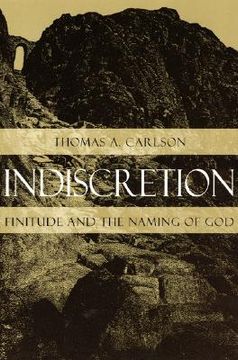 portada indiscretion: finitude and the naming of god (en Inglés)