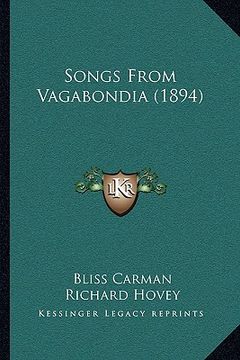 portada songs from vagabondia (1894) (in English)