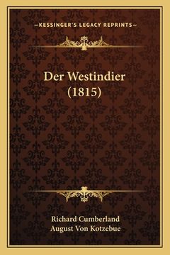 portada Der Westindier (1815) (en Alemán)