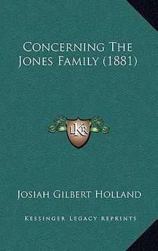 portada concerning the jones family (1881)