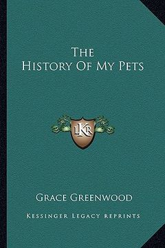 portada the history of my pets (en Inglés)