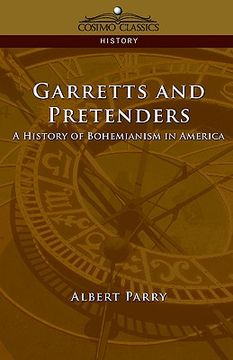 portada garretts & pretenders: a history of bohemianism in america (en Inglés)