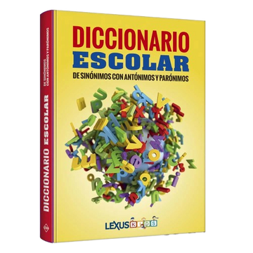 portada DICCIONARIO ESCOLAR DE SINONIMOS Y PARANONIMOS