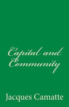 portada Capital and Community (en Inglés)