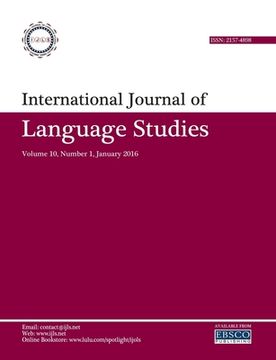 portada International Journal of Language Studies (IJLS) - volume 10(1) (in English)