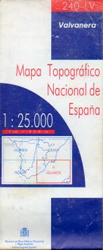 portada mapa topográfico nacional de españa. escala 1:25.000. 240-iv. valvanera.