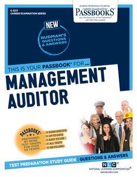 portada Management Auditor (C-3217): Passbooks Study Guide Volume 3217 (en Inglés)