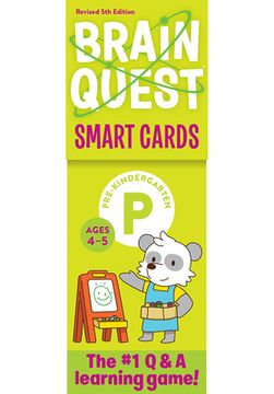 portada Brain Quest Pre-Kindergarten Smart Cards Revised 5th Edition (Brain Quest Decks) (in English)