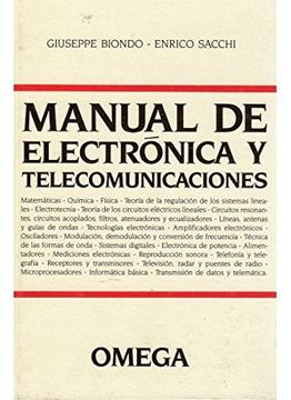 portada Manual de Electronica y Telecomunicacion (Tecnología-Ingeniería)